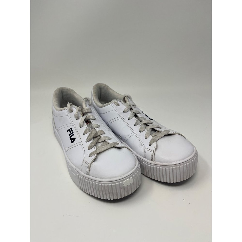 Fila Size 7 White Redmond Style No. 5CM01114-125 Lace Up Platform‎ Sneaker